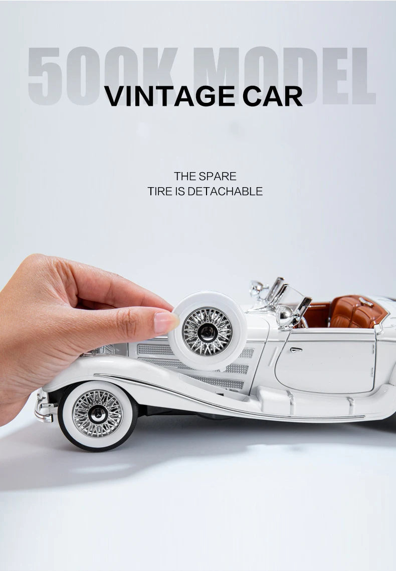 1:18 1936 Benz 500K Alloy Classic Car