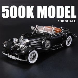 1:18 1936 Benz 500K Alloy Classic Car