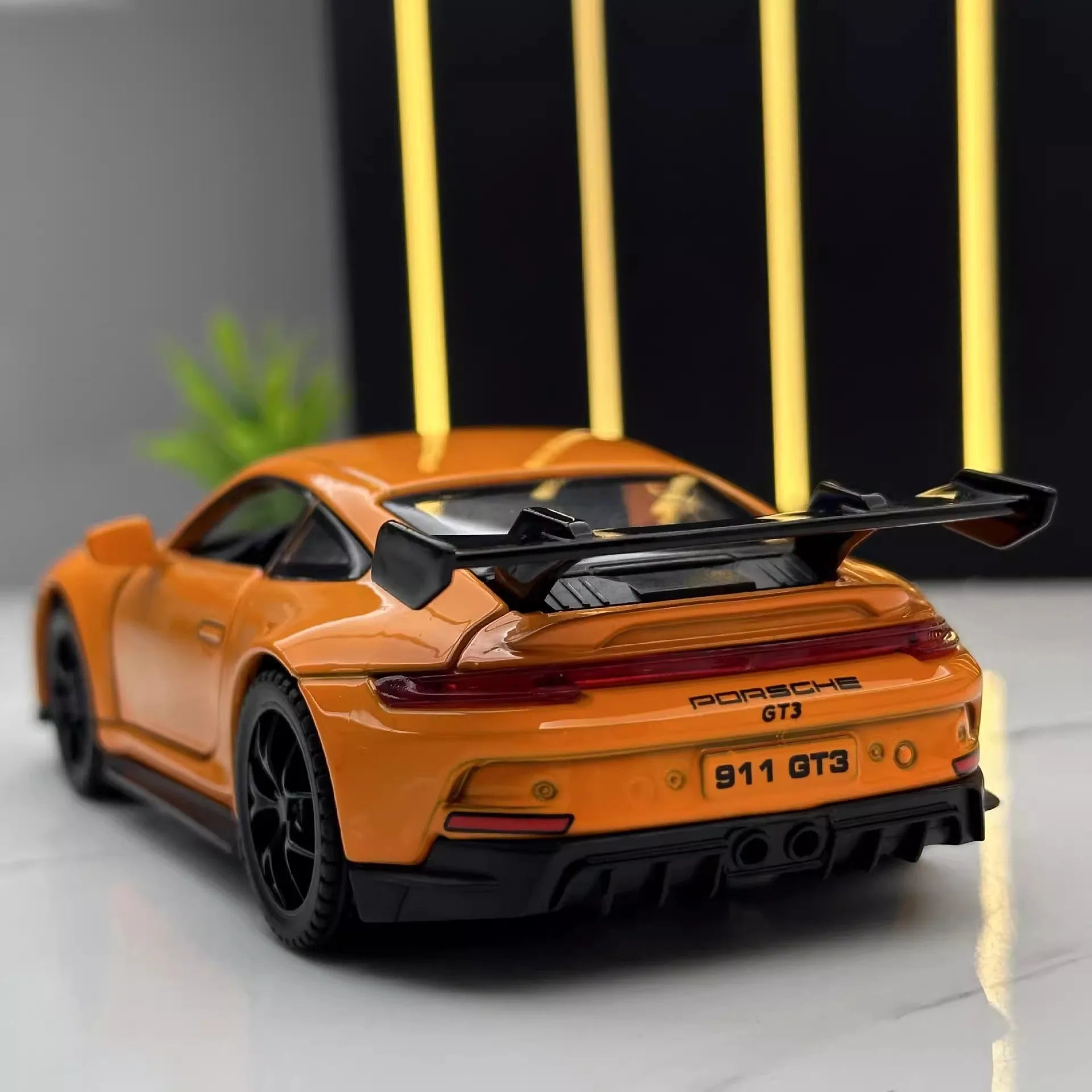 1:32 911 GT3 RS Alloy Sports Car Model Diecast Metal Racing Car Vehicles Model High Simulation Sound Light Children Toy Gift Boy