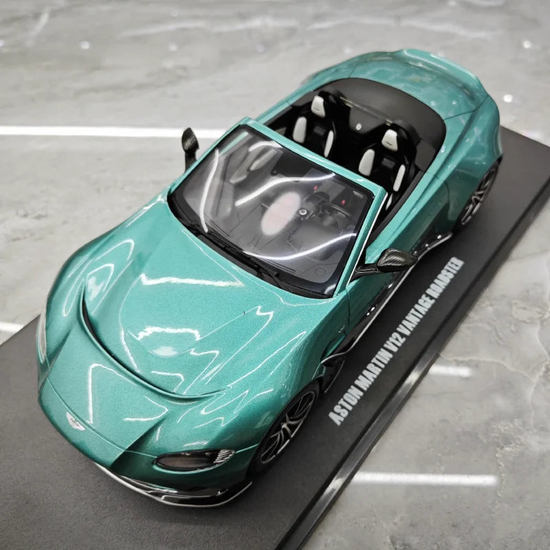 Diecast 1/18 Scale ASTON MARTIN V12 Cabriolet Simulation Resin Car Model Collectible Ornament Gift