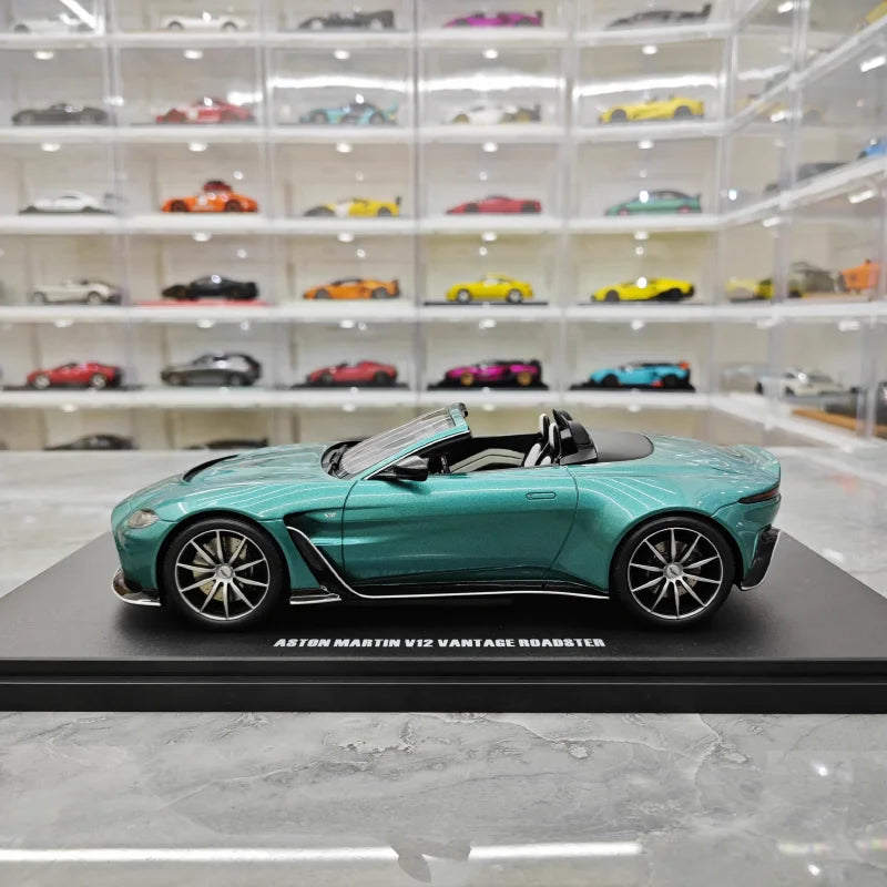 Diecast 1/18 Scale ASTON MARTIN V12 Cabriolet Simulation Resin Car Model Collectible Ornament Gift