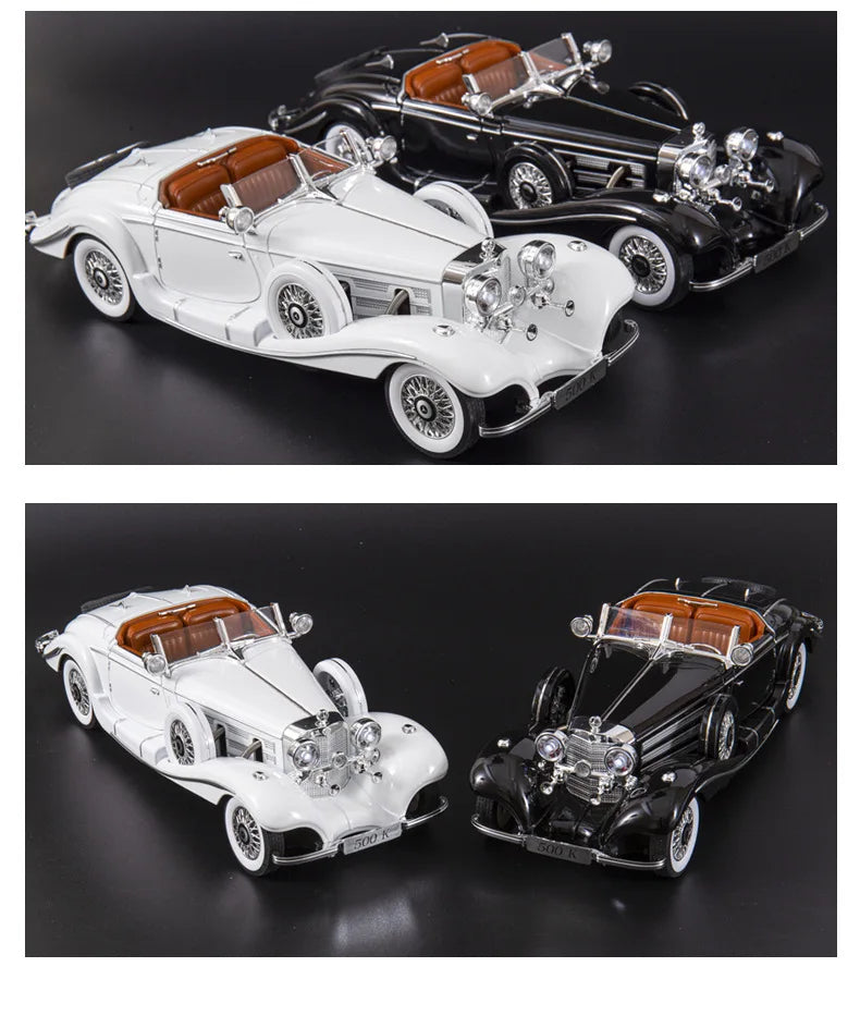 1:18 1936 Benz 500K Alloy Classic Car