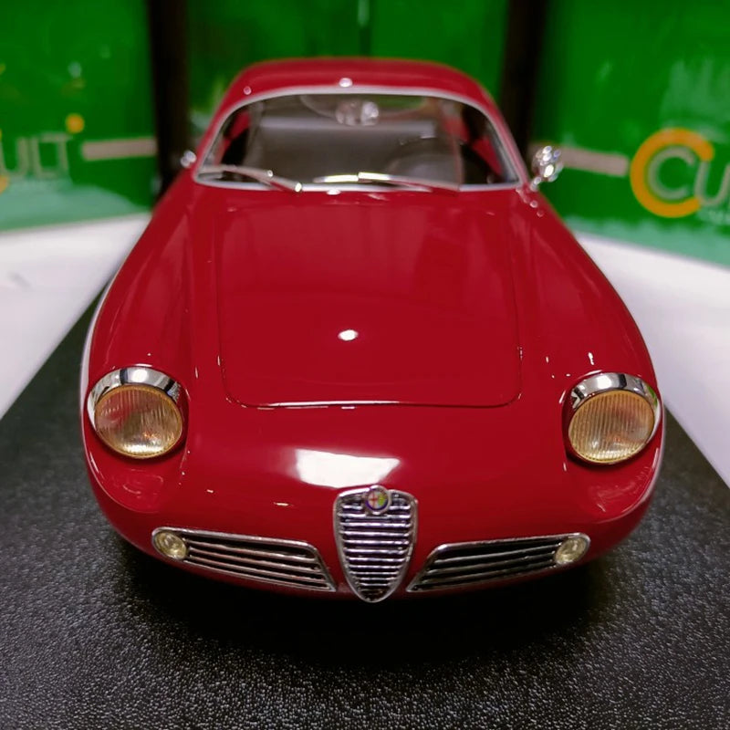 Diecast 1/18 Scale Alfa Romeo Sports Car Simulation Resin Car Model Collectible Ornament Gift Souvenir